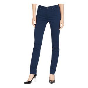 Calvin Klein Ultimate Skinny Jeans Navy Blue Wash Denim Stretch Mid-Rise 4